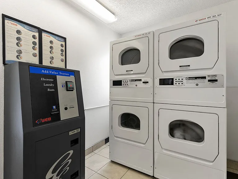 Laundry Facility with Laundry Card Machine