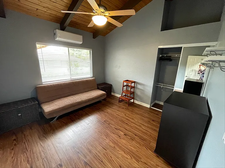 Futon in one guest room