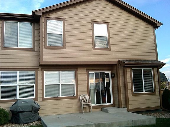 Rear view of house