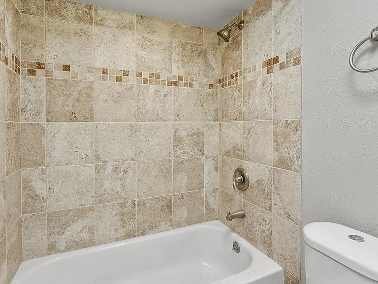 Guest bathroom tub shower