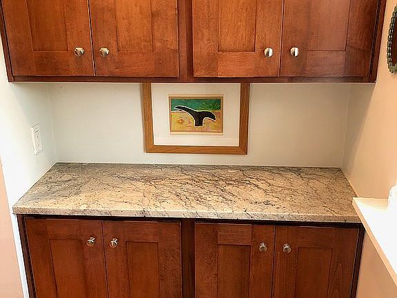 Butlers pantry off kitchen. 