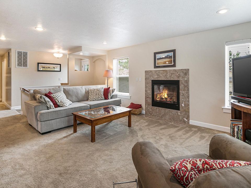 Living room and front door