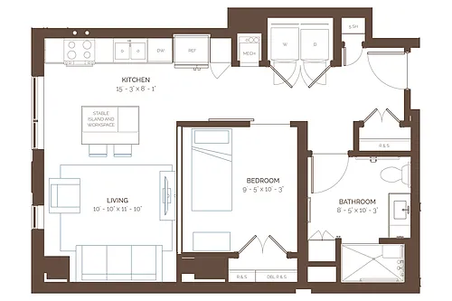 Floor plan Lemon Balm