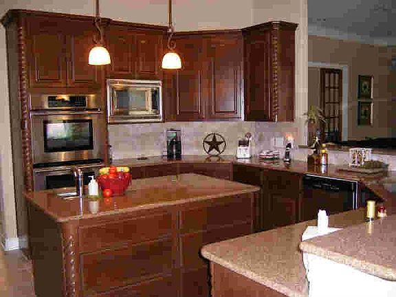 Kitchen granite tops island