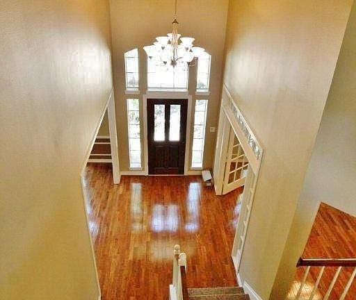 Foyer"s warn tones and open plan greet visitors