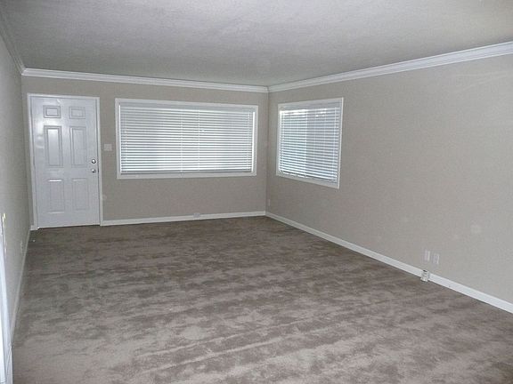 New carpet, crown moldings