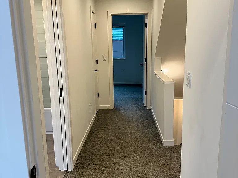 Hallway connecting bed rooms