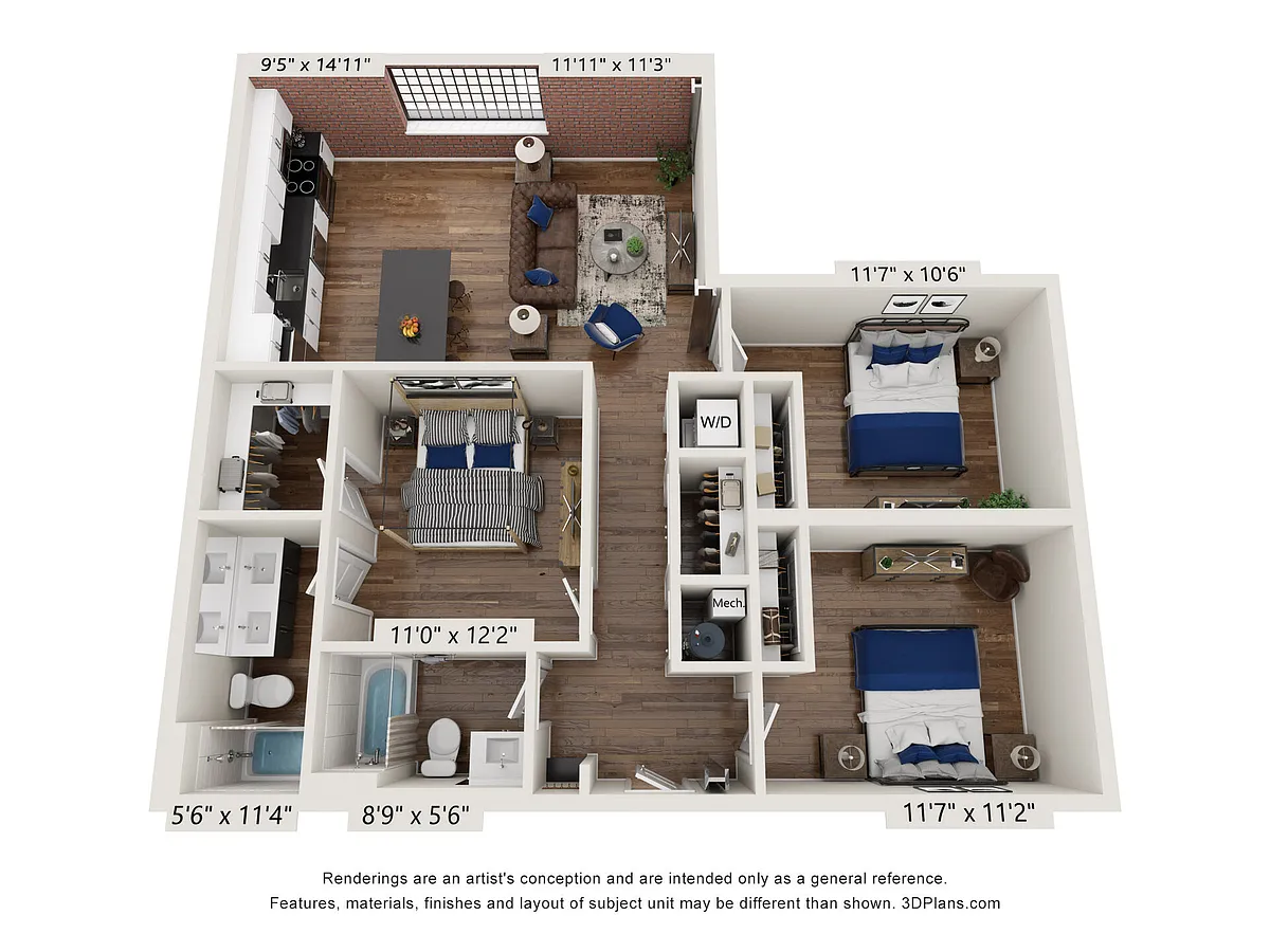 Floor plan The North Carolina