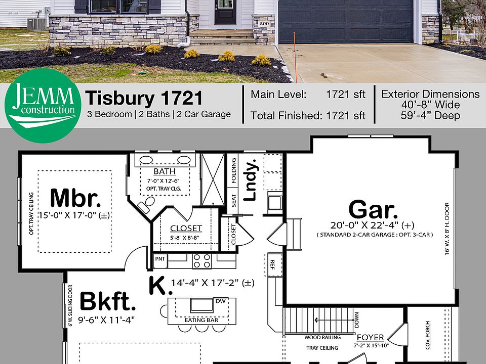 Tisbury 1721 Plan, Thistle Creek, Chardon, OH 44024 Zillow