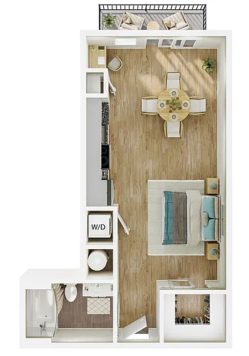 Floor plan S1B - White Buffalo