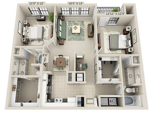 Floor plan B1 - Esplanade