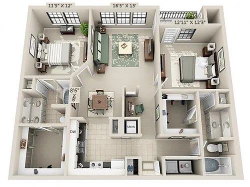 Floor plan B1 - Esplanade