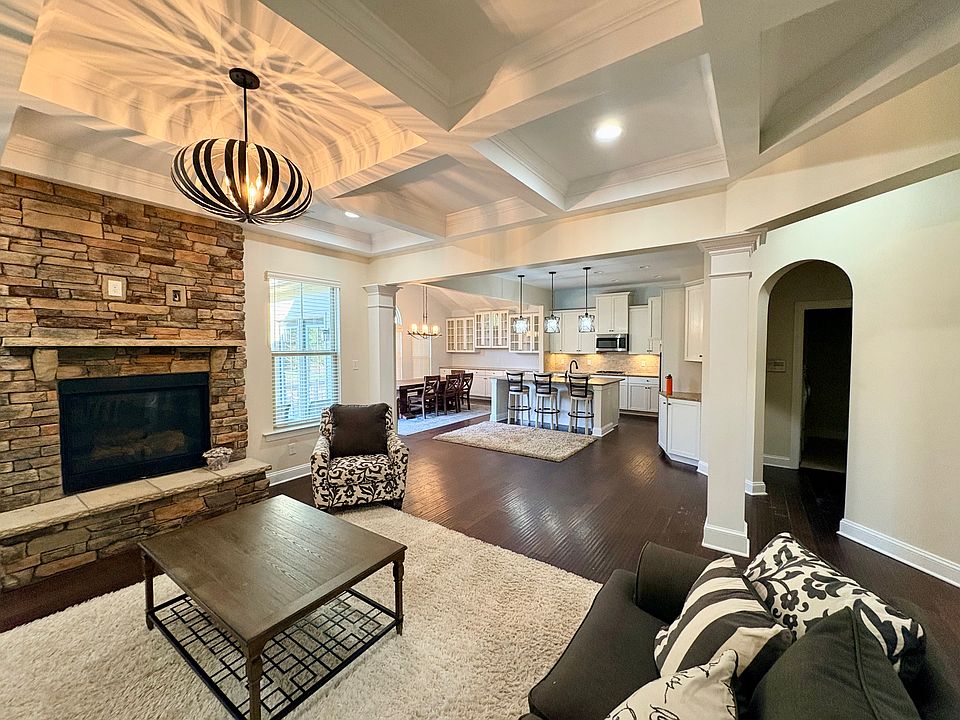 Family room, Kitchen and Morning room view