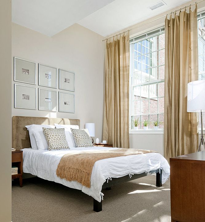 Large sunlit bedroom