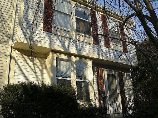 The front of the house