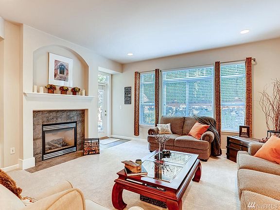 Cozy Living Room with Gas Fireplace