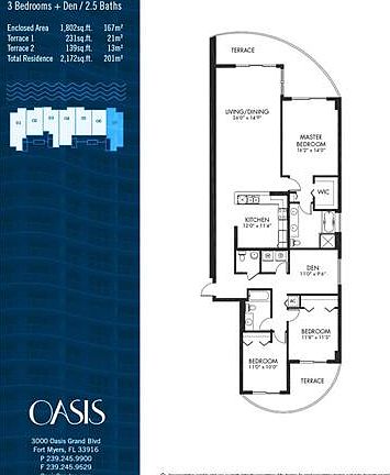 2nd image of 3000 Oasis Grand Blvd APT 707