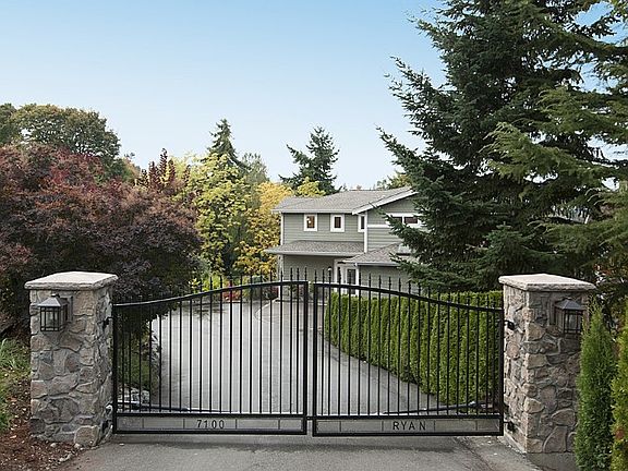 Ease down your private driveway through Gated Entry with Call box.