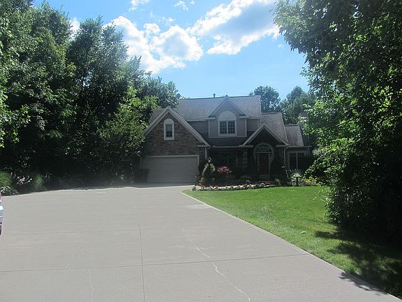 large concrete drive