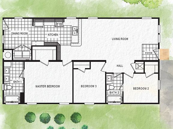 Floor Plan of Carlyle Plan