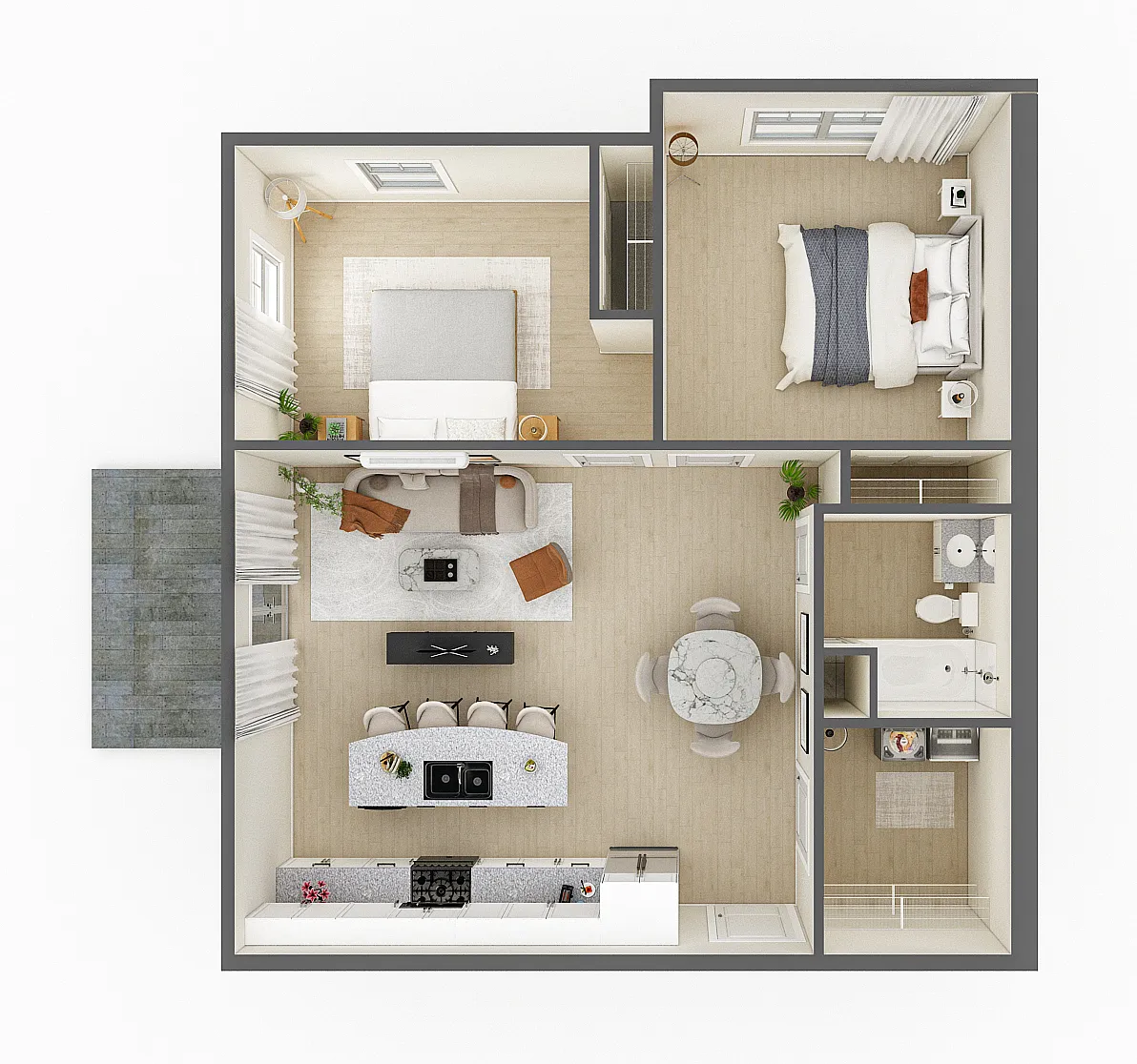 Floor plan The Acadia