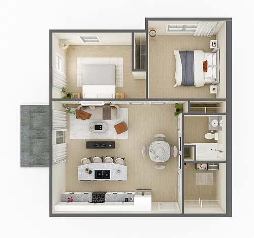 Floor plan The Acadia