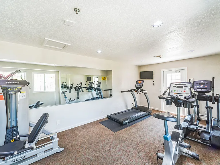 The Community Fitness Center at Meadow Creek Apartments in San Marcos, CA