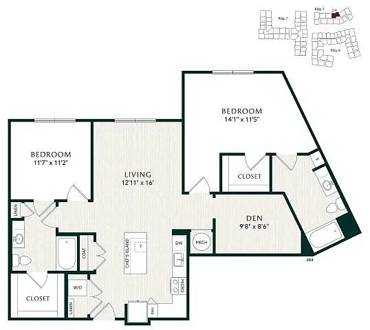 Floor plan B18