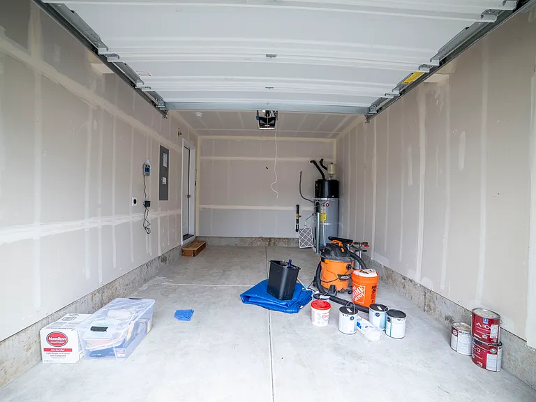 Garage, pending painting