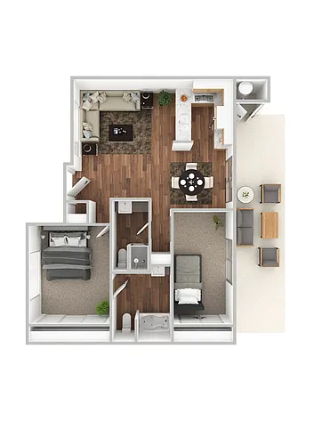 Floor plan Casa Rio