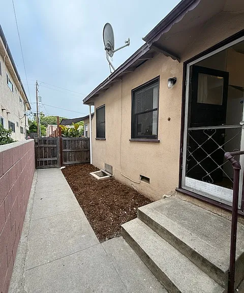 Private back porch area, design it however you would like!