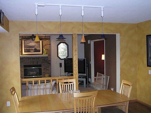 Kitchen open to Family Room