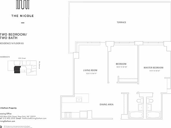 2nd image of 400 W 55th St APT 3N