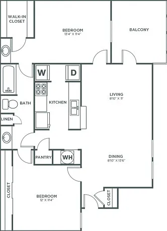Sycamore (937 SF) Sycamore (937 SF)