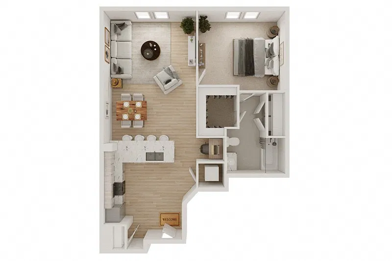 Floor plan A1C
