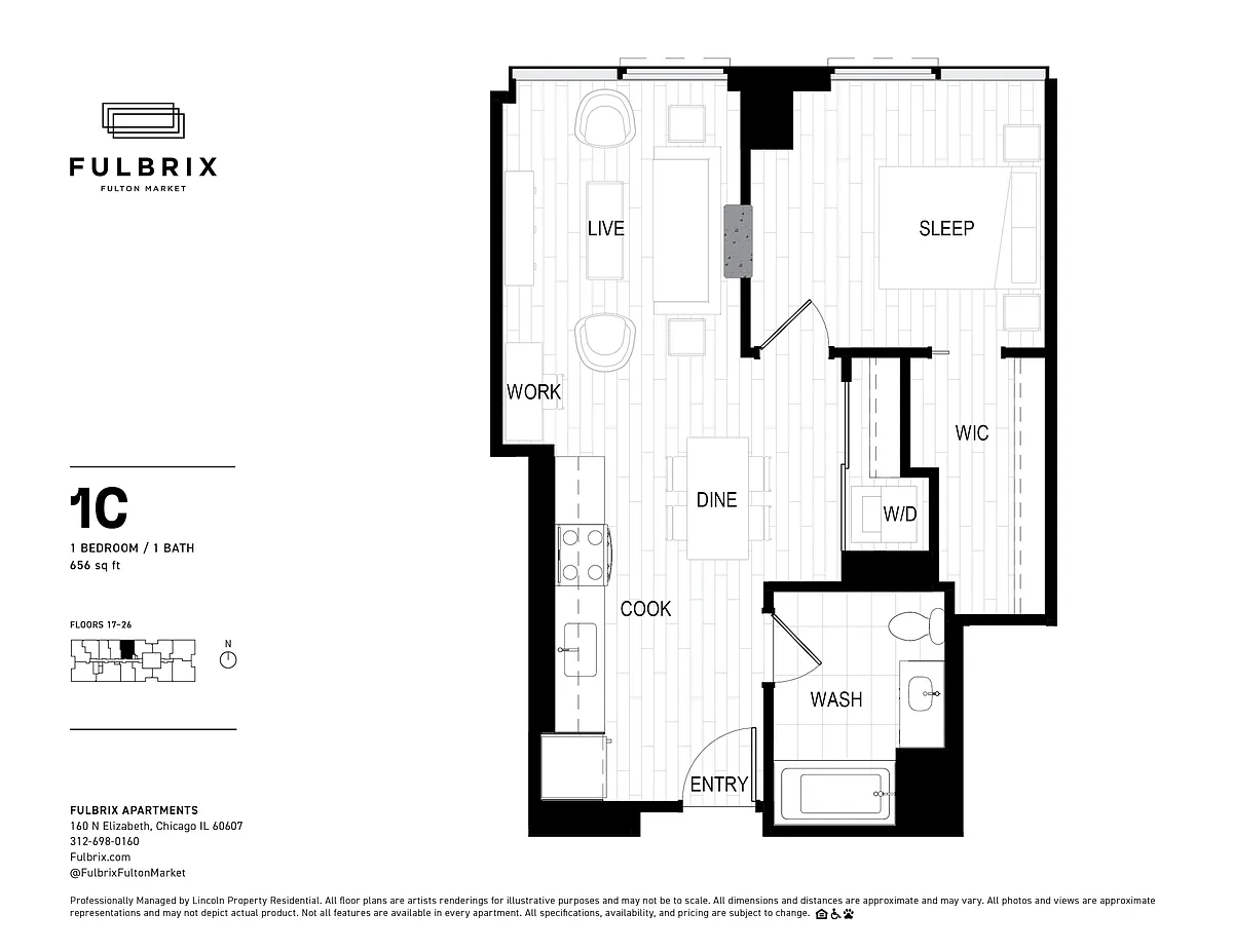 Floor plan 1C