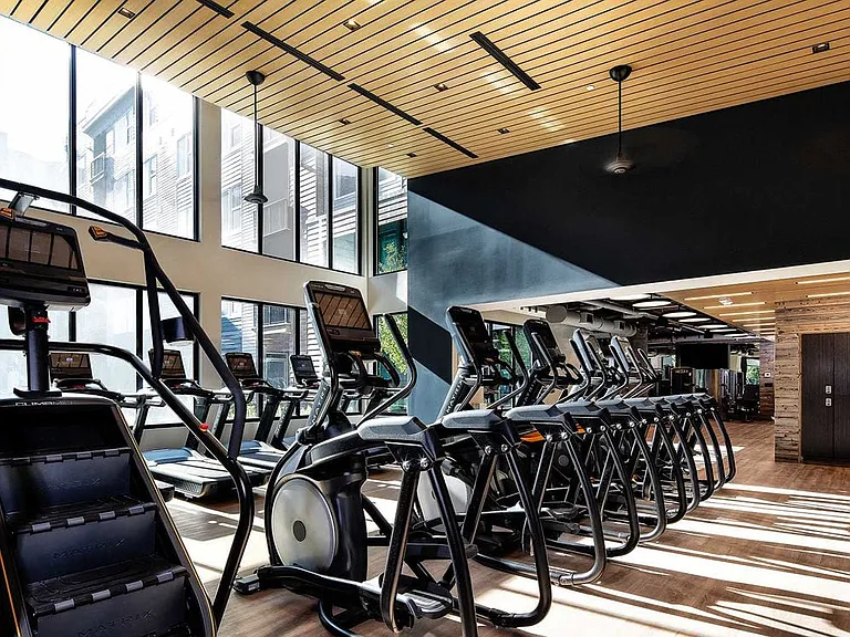 Fitness Center with Cardio and Strength Equipment
