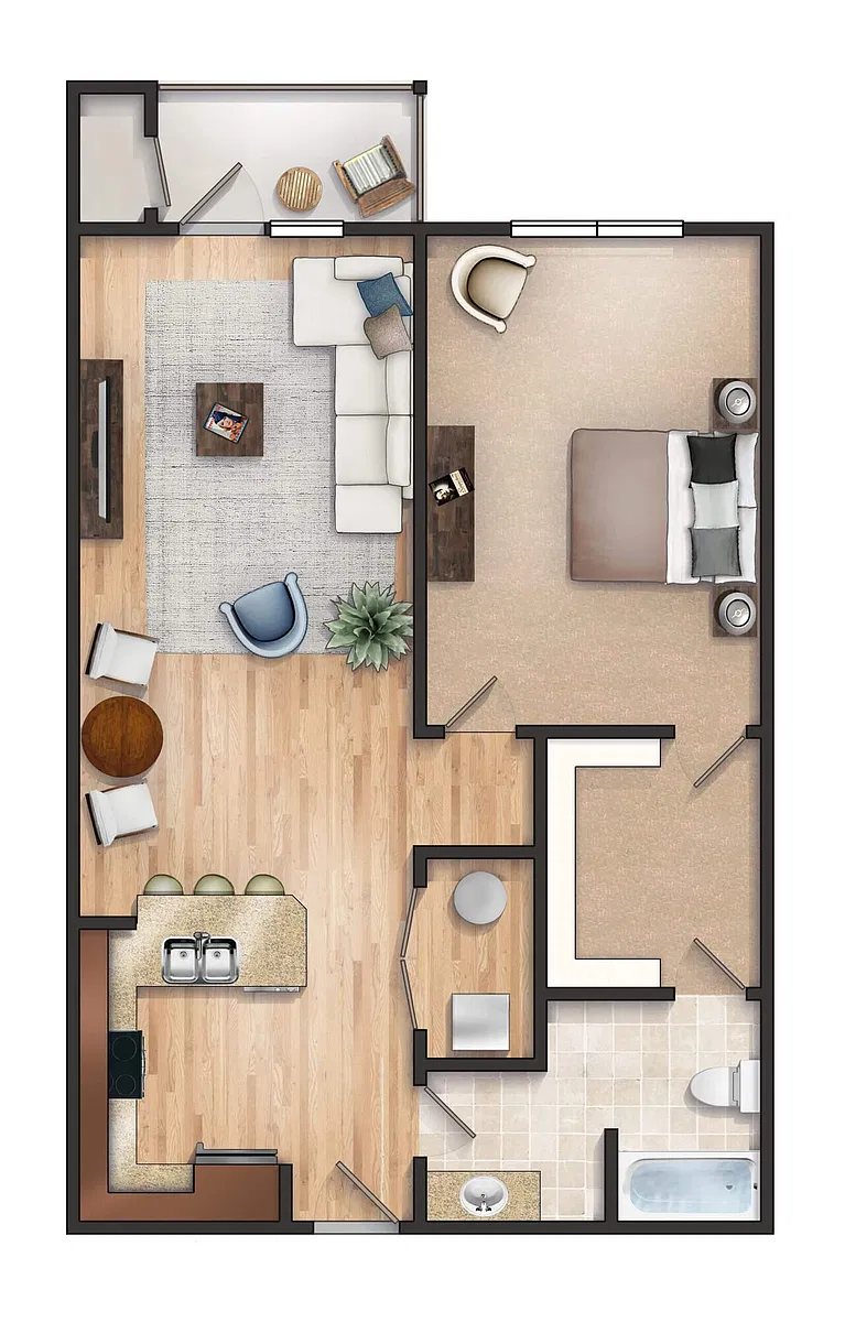 Floor plan The Ansley