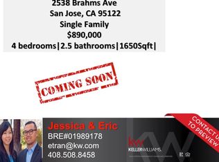 2538 Brahms Ave, San Jose, CA