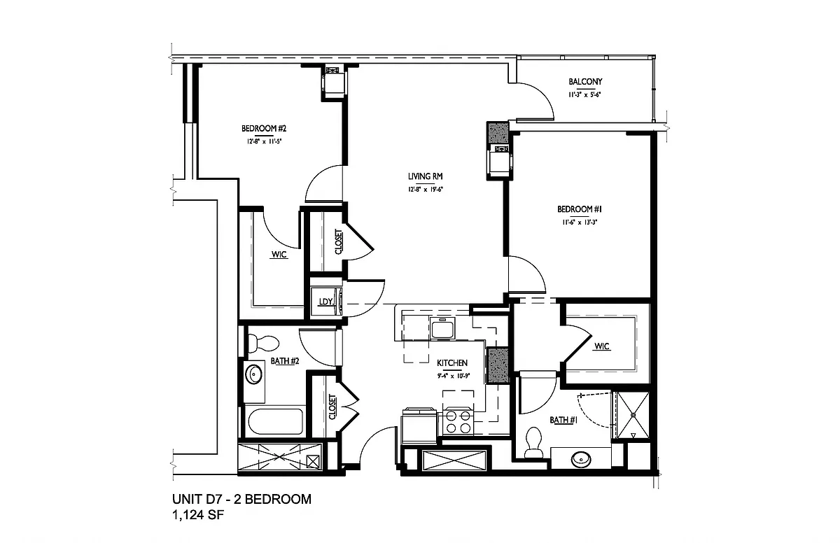 Floor plan D7- PENTHOUSE