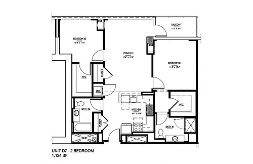 Floor plan D7- PENTHOUSE