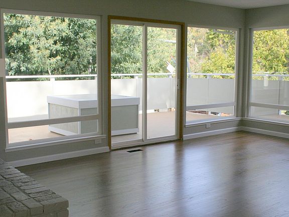 Living room with abundant natural light