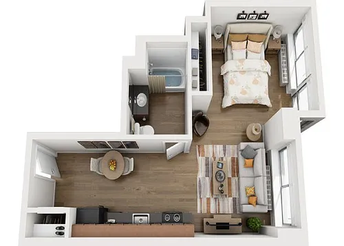 Floor plan Dickins