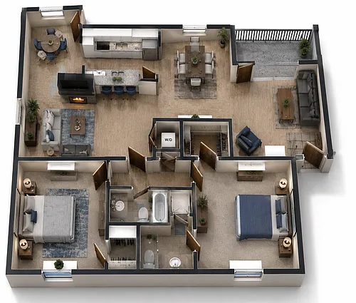 Floor plan B2