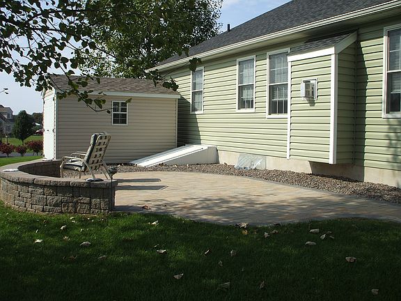 Paver Patio/Yard shed