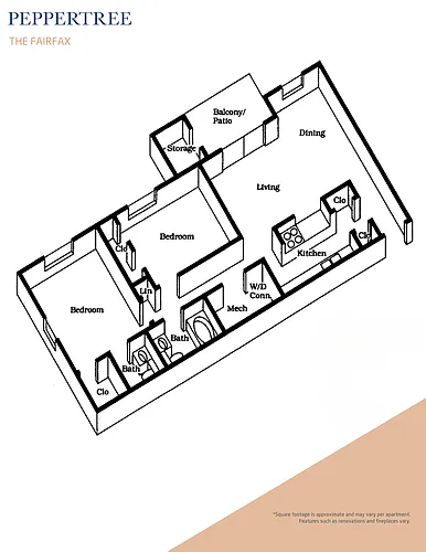 Floor plan The Fairfax