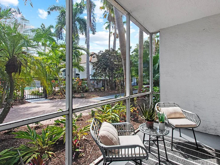 Sunroom patio at Verona at Boynton Beach Apartments in Boynton Beach, FL 33426