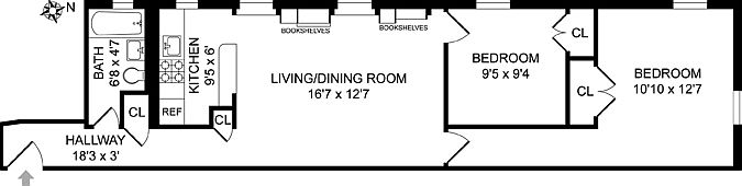 2nd image of 231 Park Pl APT 33