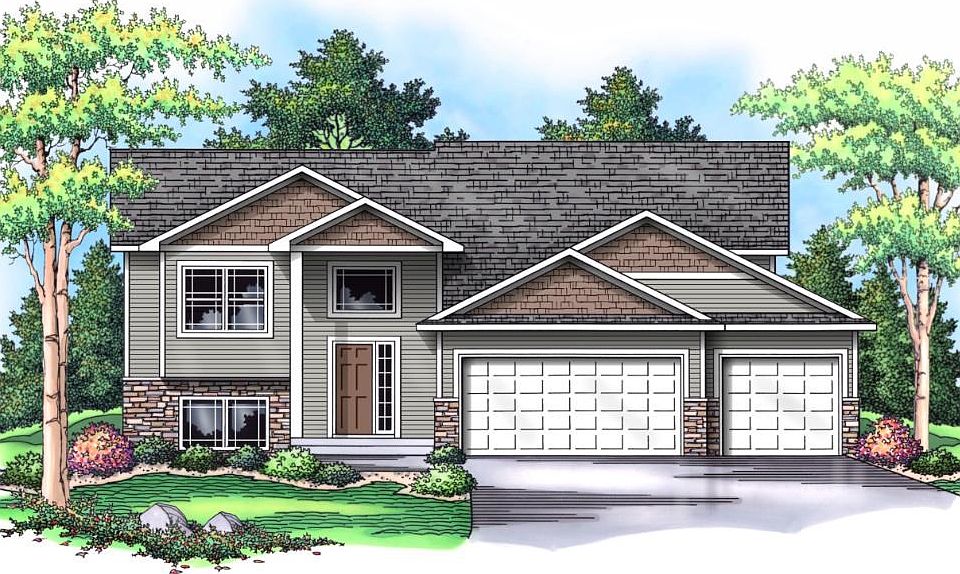 This is the Goodwin Floor Plan, our Base Price is $303,900 with all our standard features as seen on the MLS supplement!  This home will be completely finished with a family room, 4th BR and 3rd bath in the lower level.  Walk out basement !