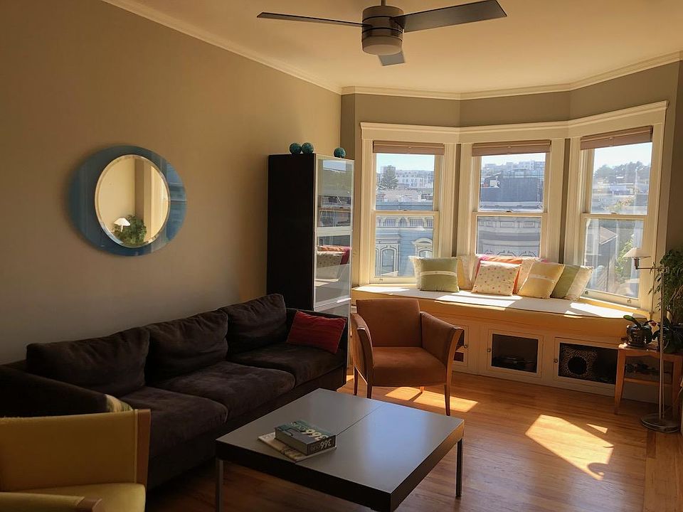 Living room with late afternoon light